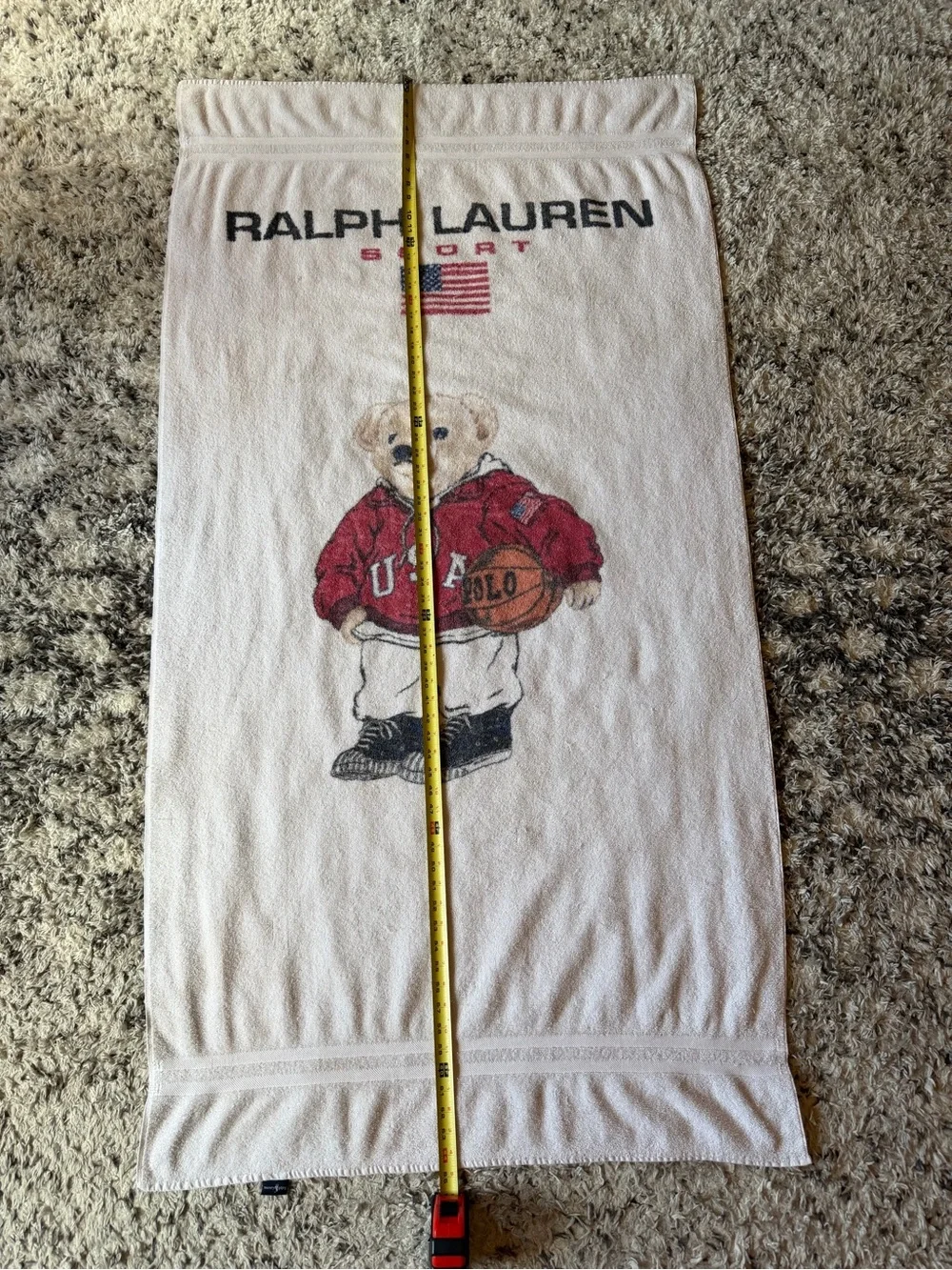 Vintage Polo Ralph Lauren XL beach towel